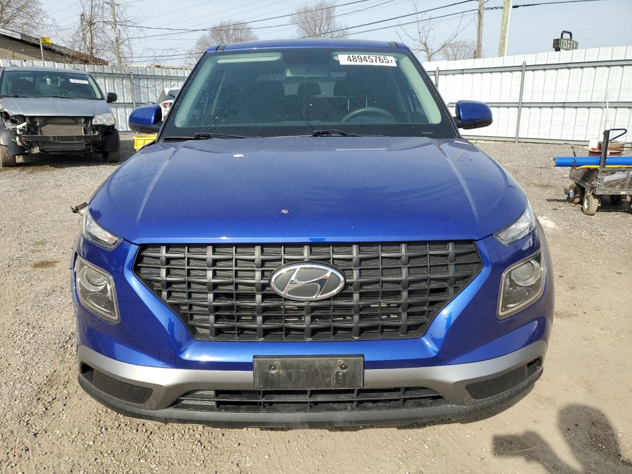 2021 Hyundai Venue VIN KMHRB8A33MU094880 Copart auction photo, undercarriage / front end damage thumbnail 5