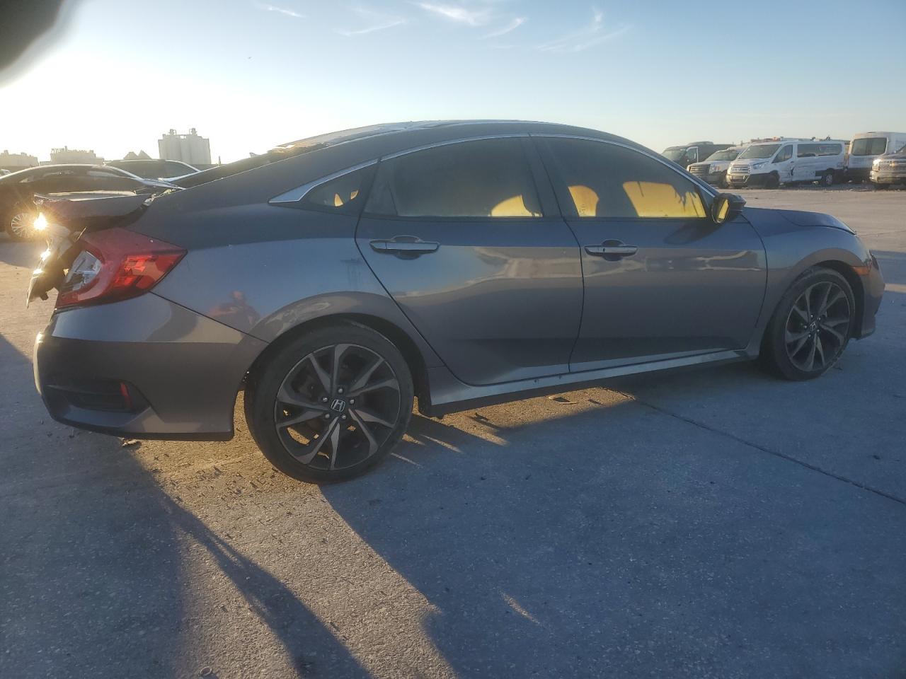 2019 Honda Civic VIN 2HGFC2F88KH558219 Copart auction photo, burn - interior damage thumbnail 3