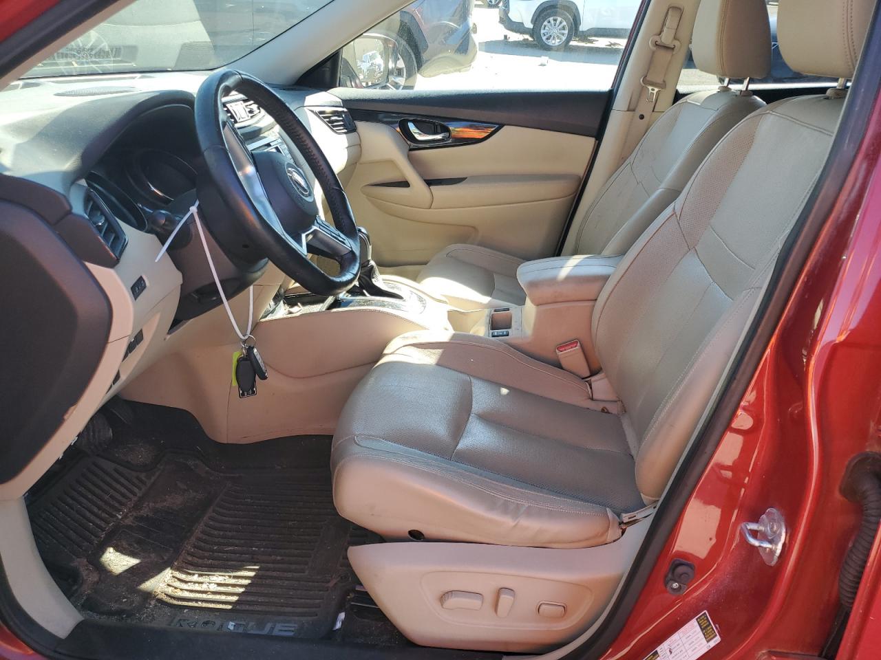 2017 Nissan Rogue VIN JN8AT2MT2HW398059 Copart auction photo, front end damage thumbnail 7
