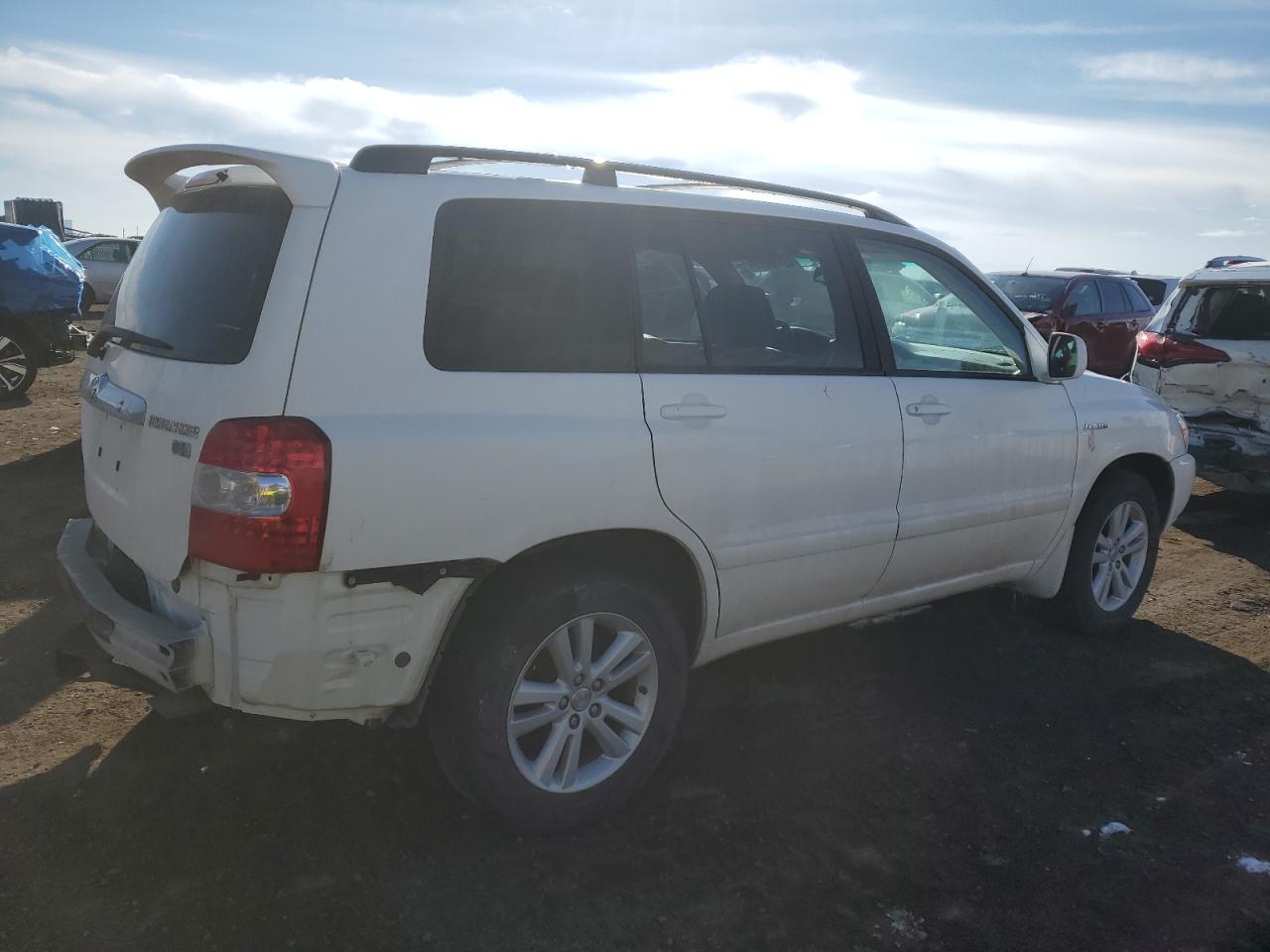 2006 Toyota Highlander VIN JTEEW21A760006373 Copart auction photo, side / rear end damage thumbnail 3