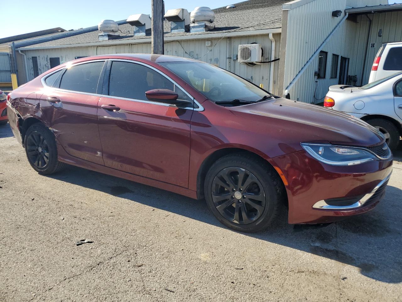 2016 Chrysler 200 VIN 1C3CCCAB9GN163947 Copart auction photo, rear end / side damage thumbnail 4