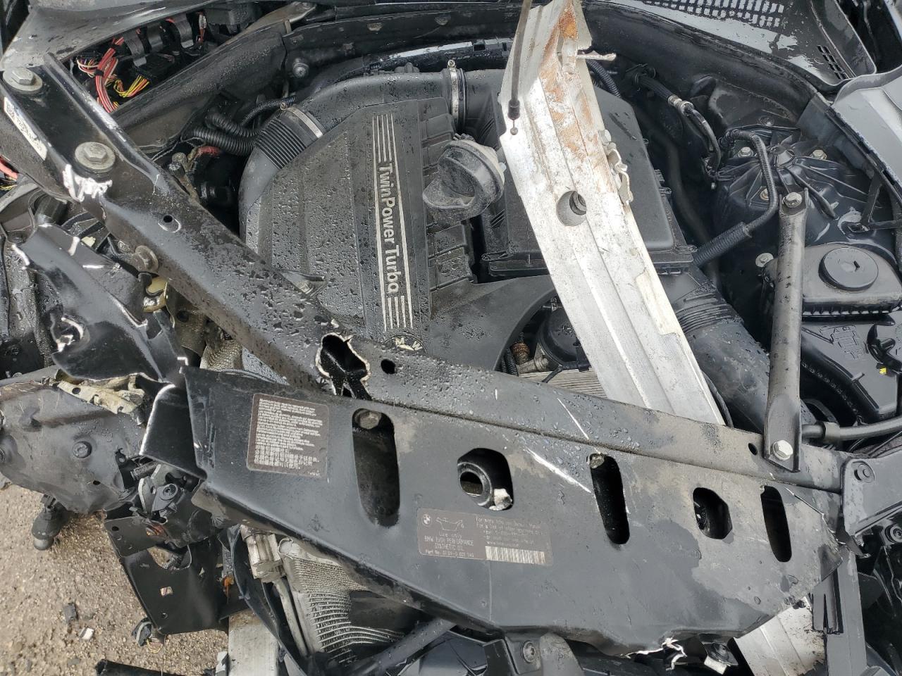 2014 BMW 5er VIN WBA5B3C50ED292464 Copart auction photo, all over damage thumbnail 12