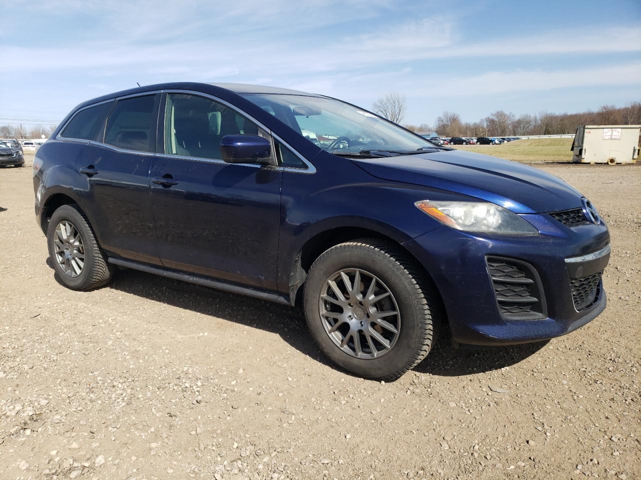 2010 Mazda CX-7 VIN JM3ER2W50A0343054 Copart auction photo, front end / side damage thumbnail 4