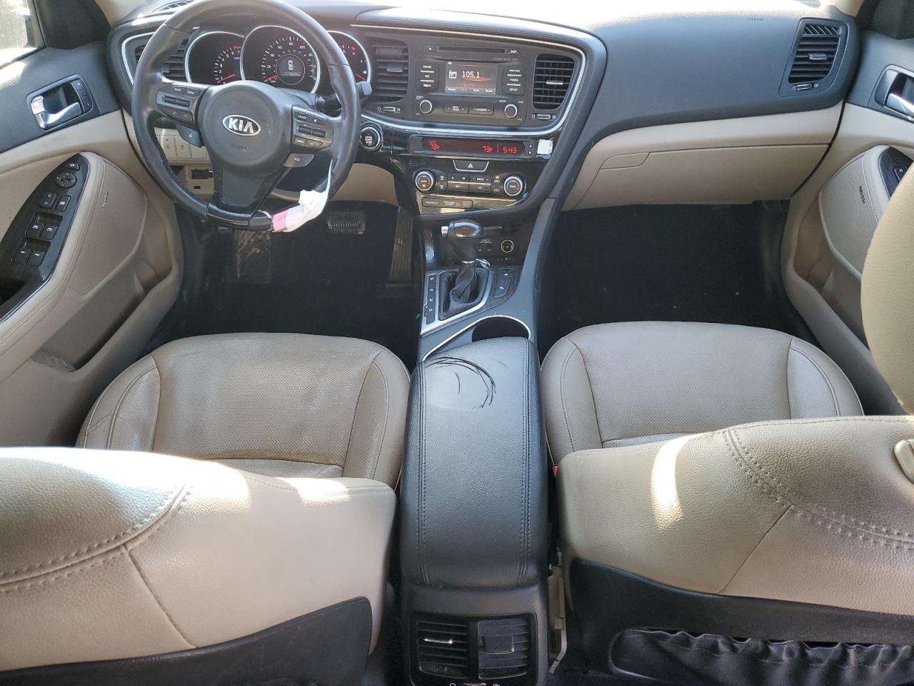 2014 KIA Optima VIN 5XXGN4A79EG340661 Copart auction photo, front end damage thumbnail 8