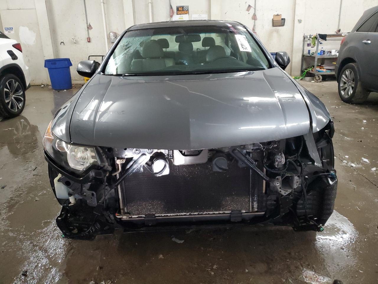 2010 Acura TSX VIN JH4CU2F65AC011101 Copart auction photo, front end / rear end damage thumbnail 5