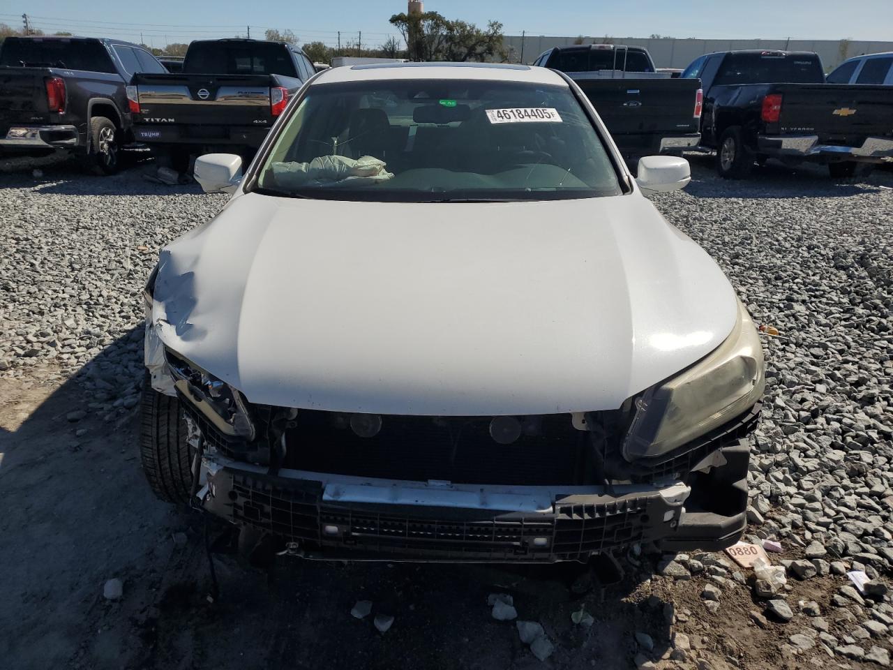 2014 Honda Accord VIN 1HGCR2F80EA180997 Copart auction photo, front end / side damage thumbnail 5