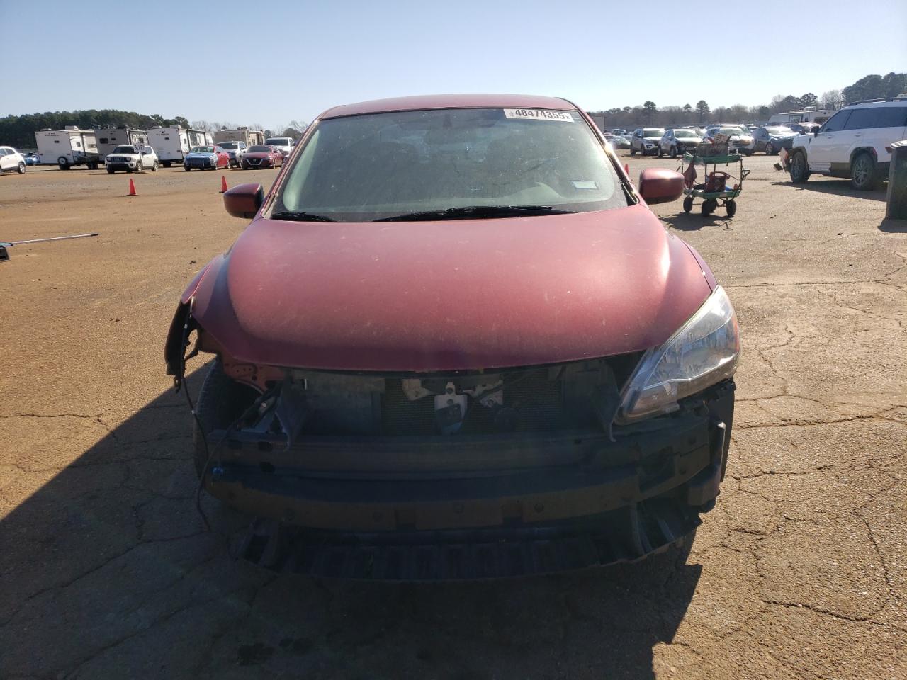 2014 Nissan Sentra VIN 3N1AB7AP5EL649213 Copart auction photo, all over damage thumbnail 5