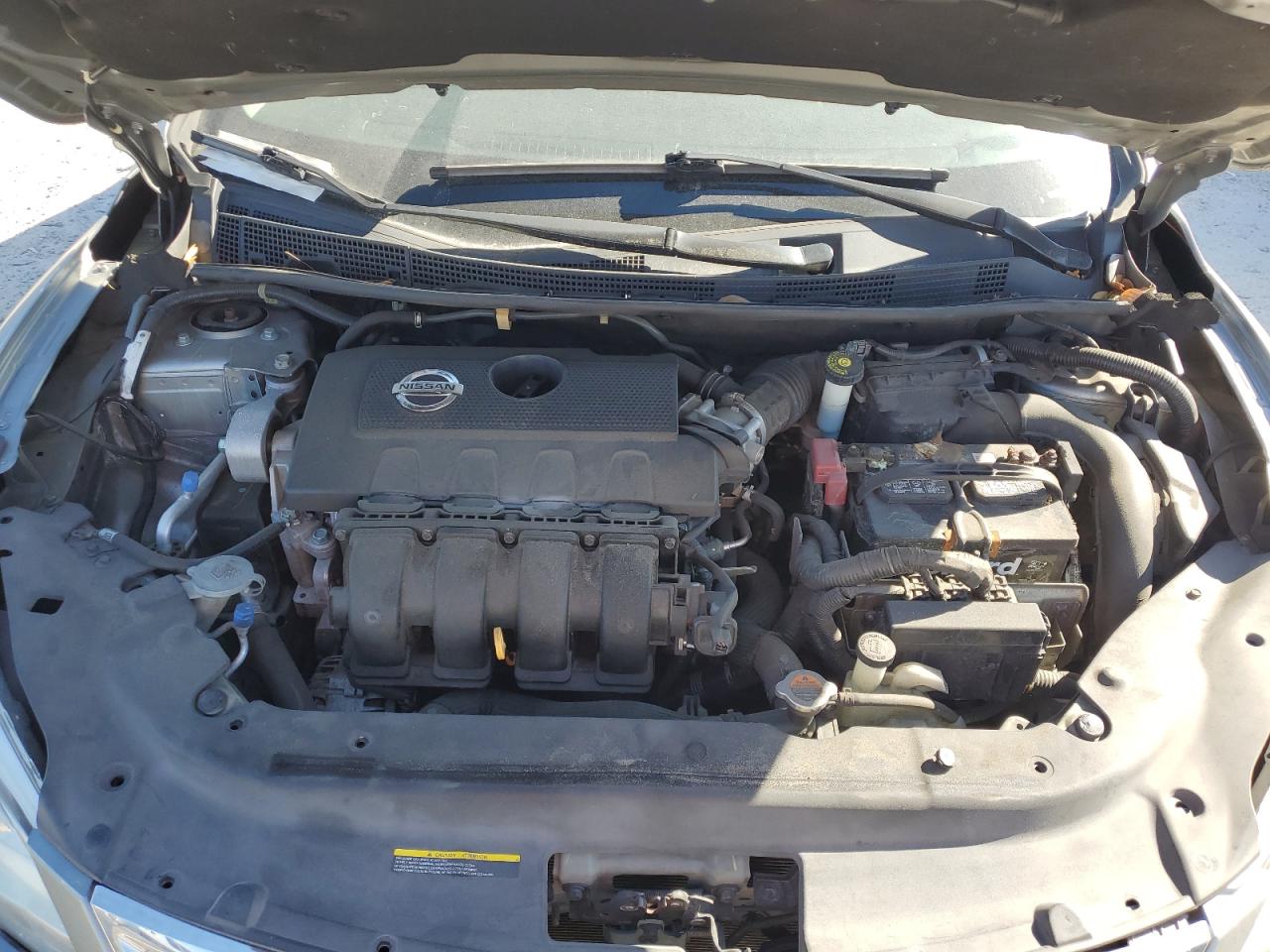 2014 Nissan Sentra VIN 3N1AB7APXEY231832 Copart auction photo, rear end / front end damage thumbnail 11
