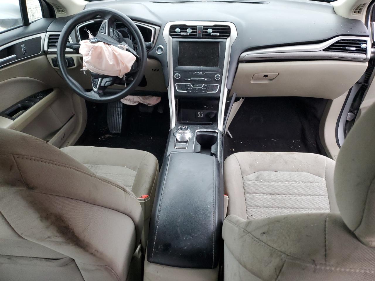 2019 Ford Fusion VIN 3FA6P0HD0KR255530 Copart auction photo, front end damage thumbnail 8