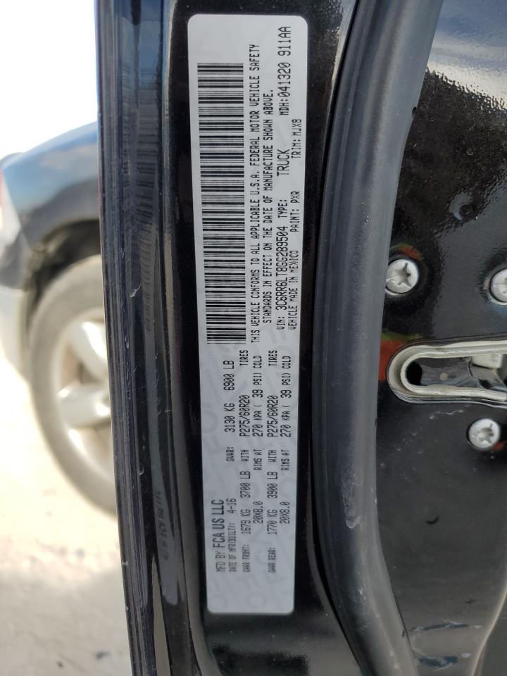 2016 RAM 1500 VIN 3C6RR6LT8GG289504 Copart auction photo, all over damage thumbnail 13