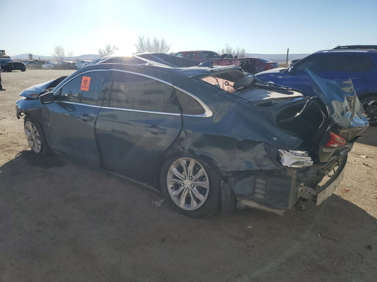 2019 Chevrolet Malibu VIN 1G1ZD5ST4KF200629 Copart auction photo, rollover damage thumbnail 2