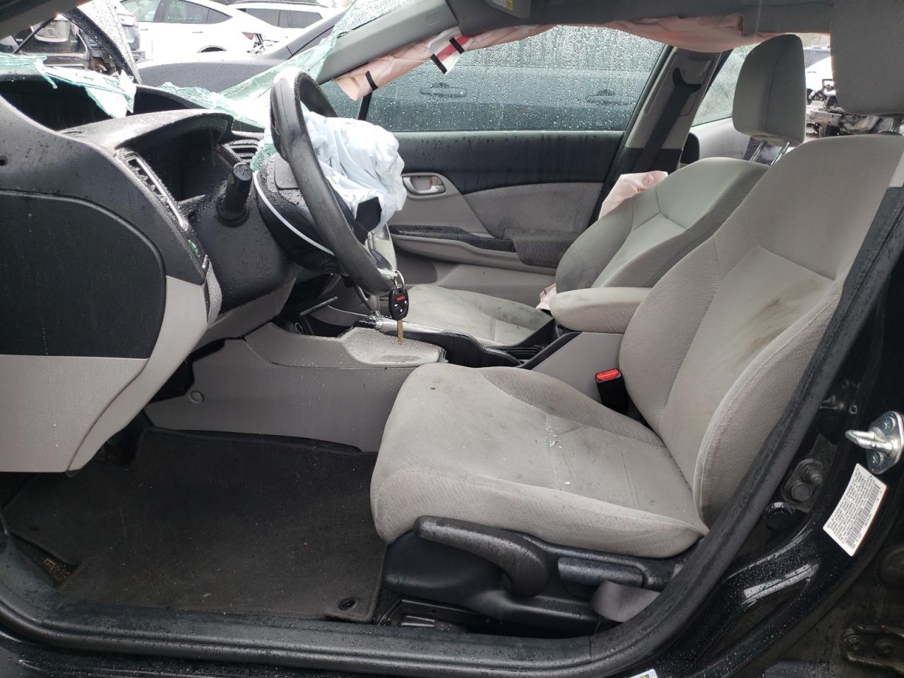 2013 Honda Civic VIN 19XFB2F54DE238689 Copart auction photo, all over damage thumbnail 7