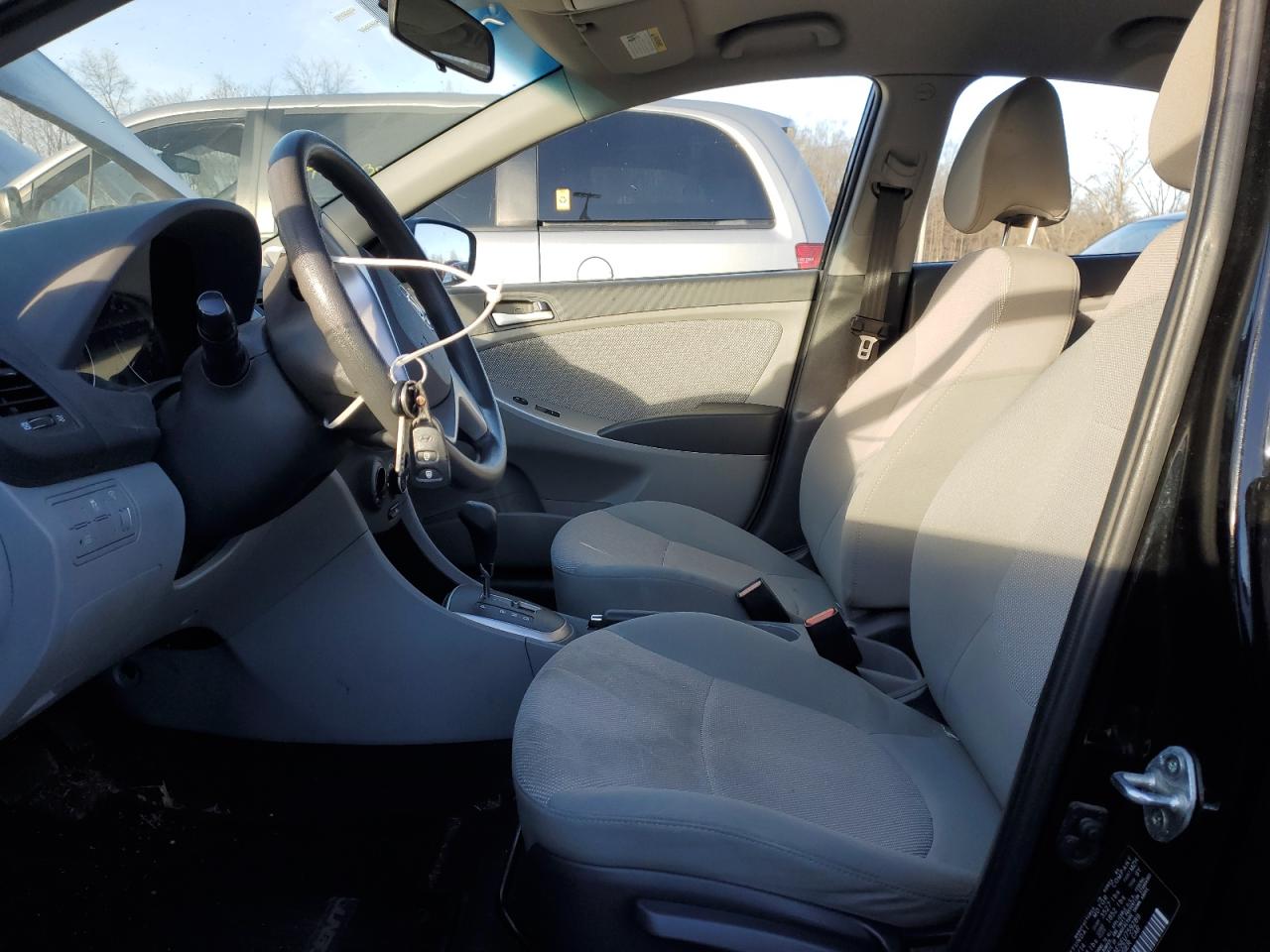 2014 Hyundai Accent VIN KMHCT4AE5EU759289 Copart auction photo, front end / minor dent/scratches damage thumbnail 7