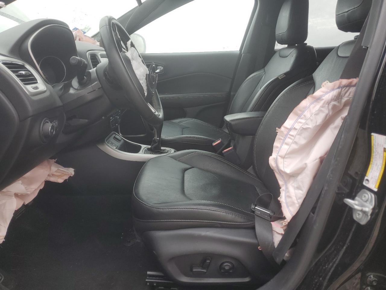 2021 Jeep Compass VIN 3C4NJCEB8MT542468 Copart auction photo, front end damage thumbnail 7