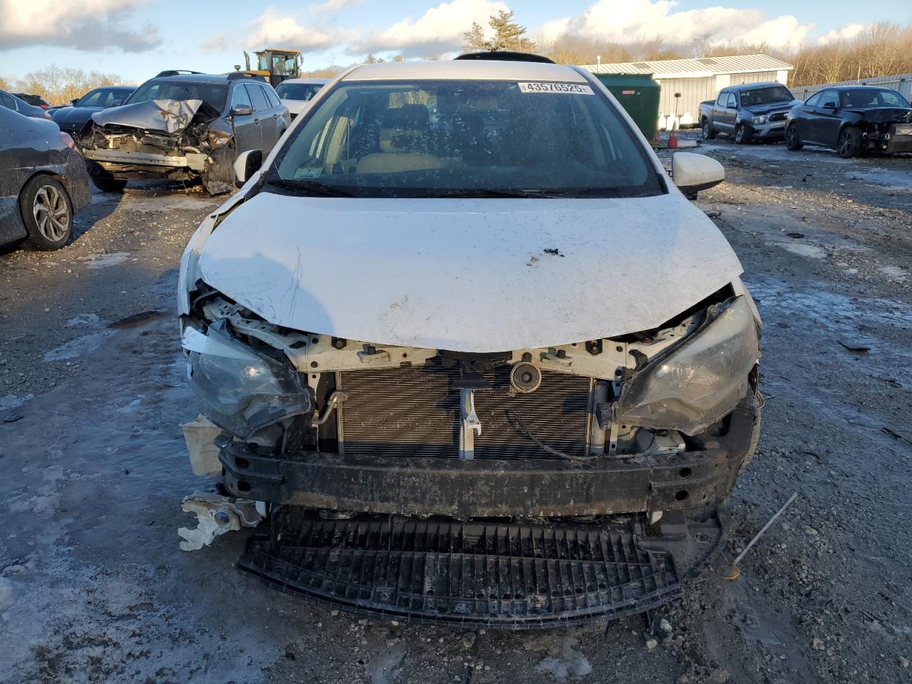 2015 Toyota Corolla VIN 2T1BURHE8FC329383 Copart auction photo, front end / undercarriage damage thumbnail 5