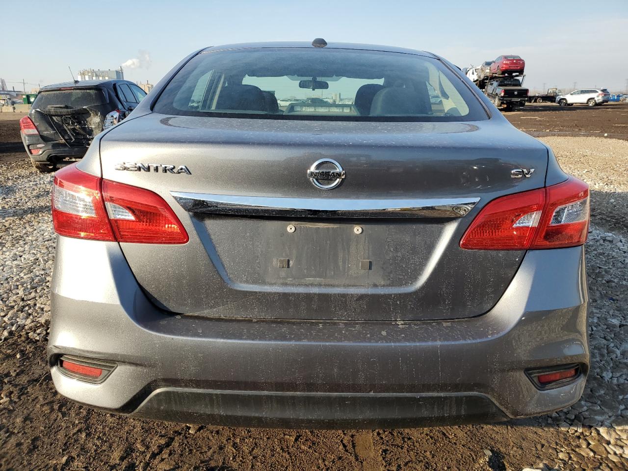 2017 Nissan Sentra VIN 3N1AB7AP5HY384803 Copart auction photo, side damage thumbnail 6