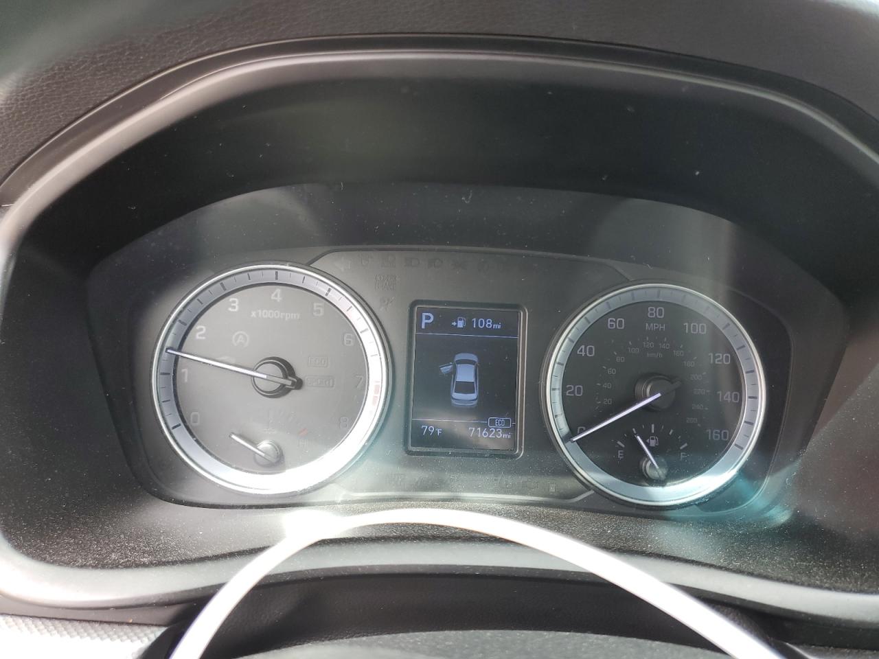 2018 Hyundai Sonata VIN 5NPE24AF2JH654609 Copart auction photo, front end / minor dent/scratches damage thumbnail 9