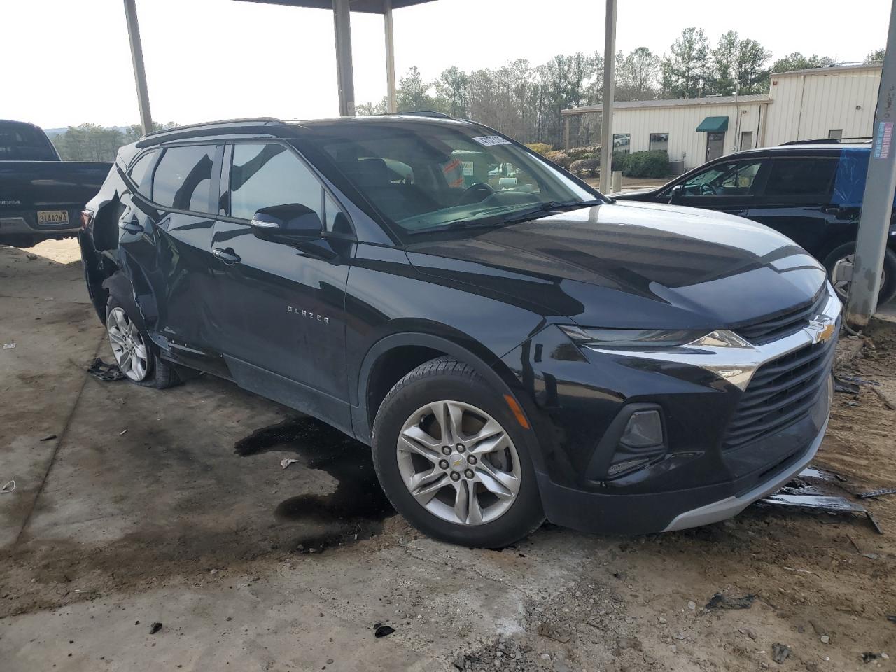 2020 Chevrolet Blazer VIN 3GNKBCRS4LS544157 Copart auction photo, side / rear end damage thumbnail 4