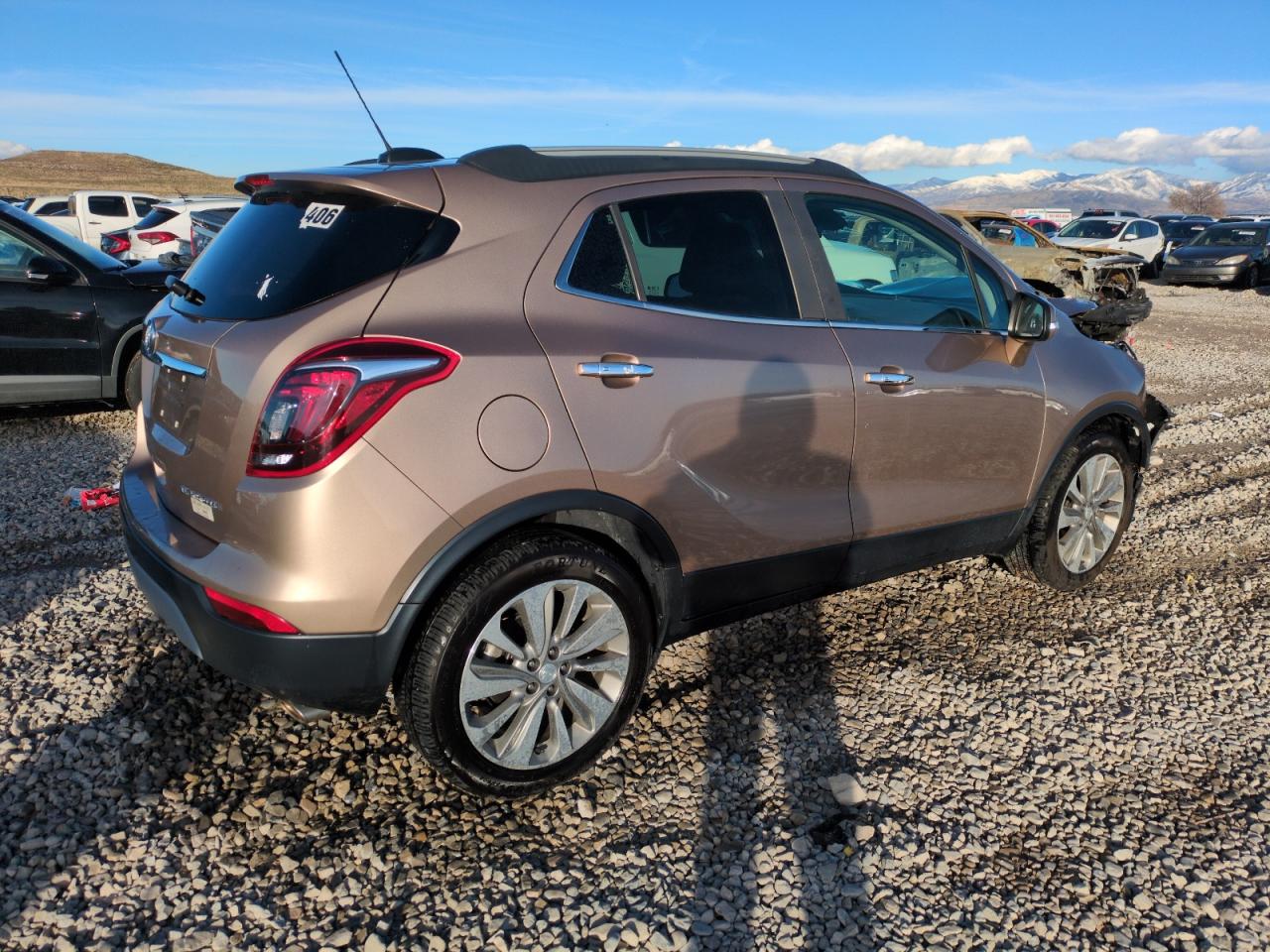 2019 Buick Encore VIN KL4CJASB0KB709298 Copart auction photo, front end damage thumbnail 3