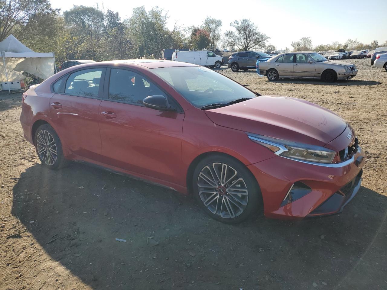 2024 KIA Forte VIN 3KPF44AC9RE687286 Copart auction photo, all over / minor dent/scratches damage thumbnail 4