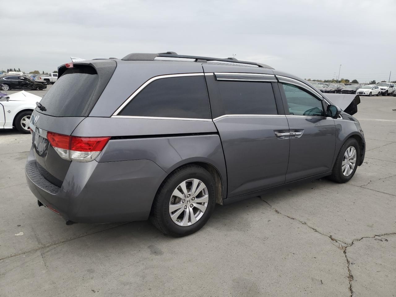 2016 Honda Odyssey VIN 5FNRL5H63GB081575 Copart auction photo, front end damage thumbnail 3