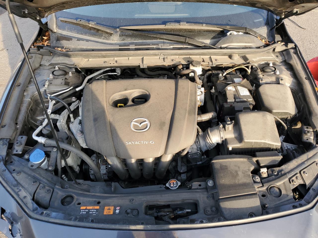 2019 Mazda 3 VIN JM1BPBAM7K1120201 Copart auction photo, side / front end damage thumbnail 11