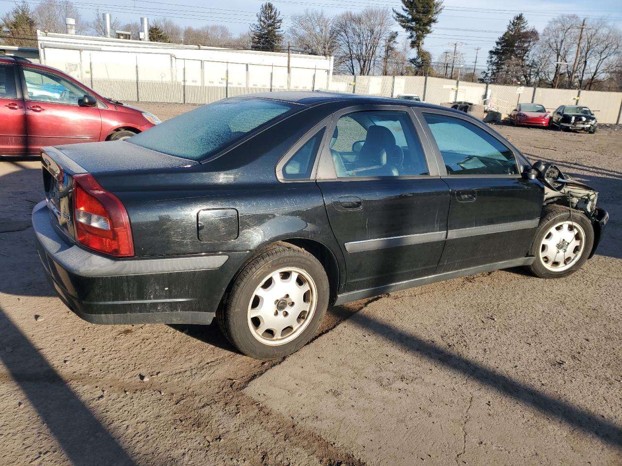 2001 Volvo S80 VIN YV1TS94D711187901 Copart auction photo, front end / side damage thumbnail 3