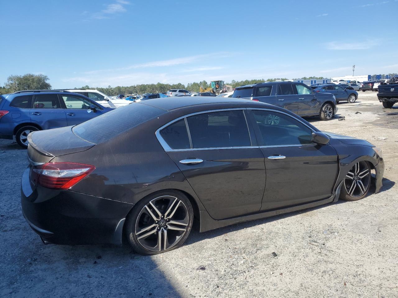 2017 Honda Accord VIN 1HGCR2F57HA285272 Copart auction photo, undercarriage damage thumbnail 3