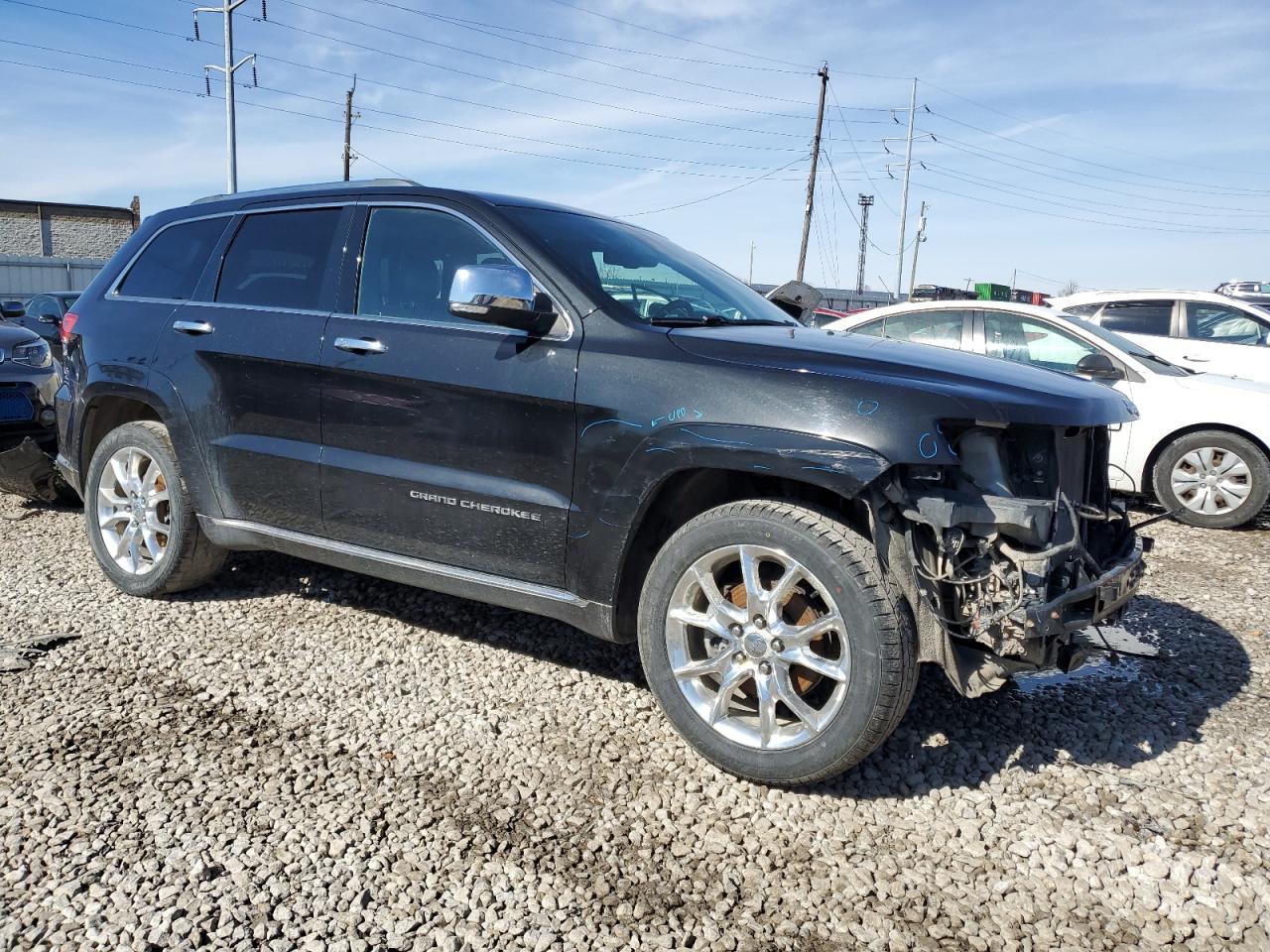 2014 Jeep Grand Cherokee VIN 1C4RJFJG1EC258276 Copart auction photo, front end damage thumbnail 4
