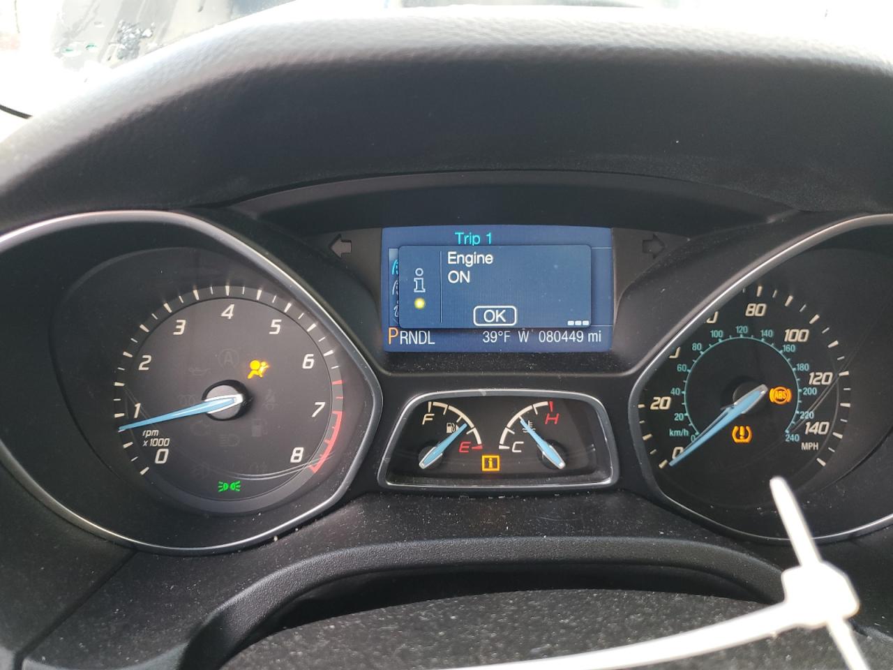 2013 Ford Focus VIN 1FADP3F27DL332809 Copart auction photo, front end damage thumbnail 9