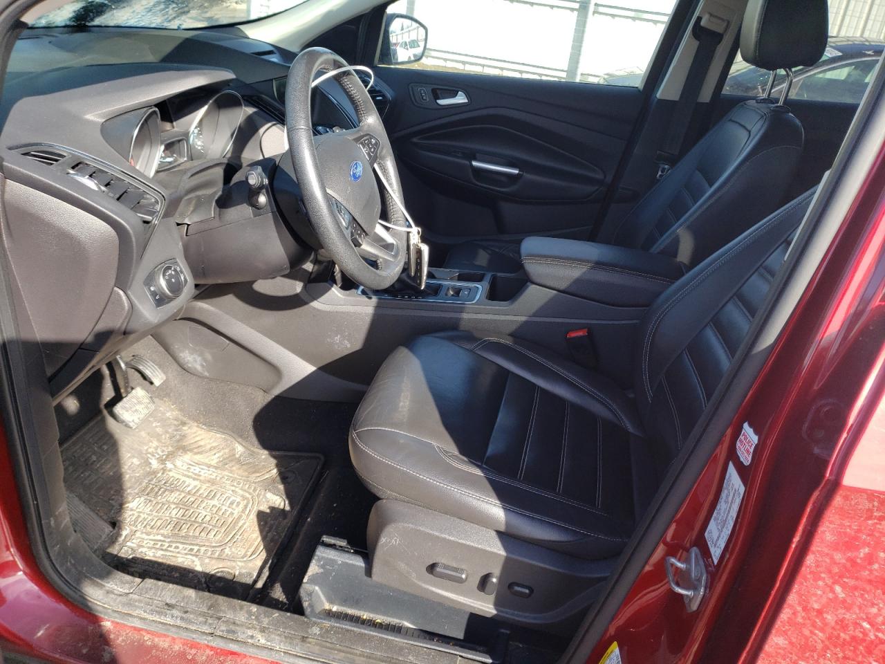 2017 Ford Escape VIN 1FMCU9J93HUA33383 Copart auction photo, burn - engine damage thumbnail 7