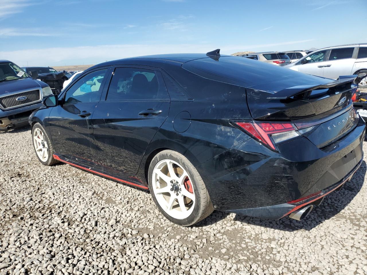 2022 Hyundai Elantra VIN KMHLW4AK1NU001320 Copart auction photo, front end damage thumbnail 2
