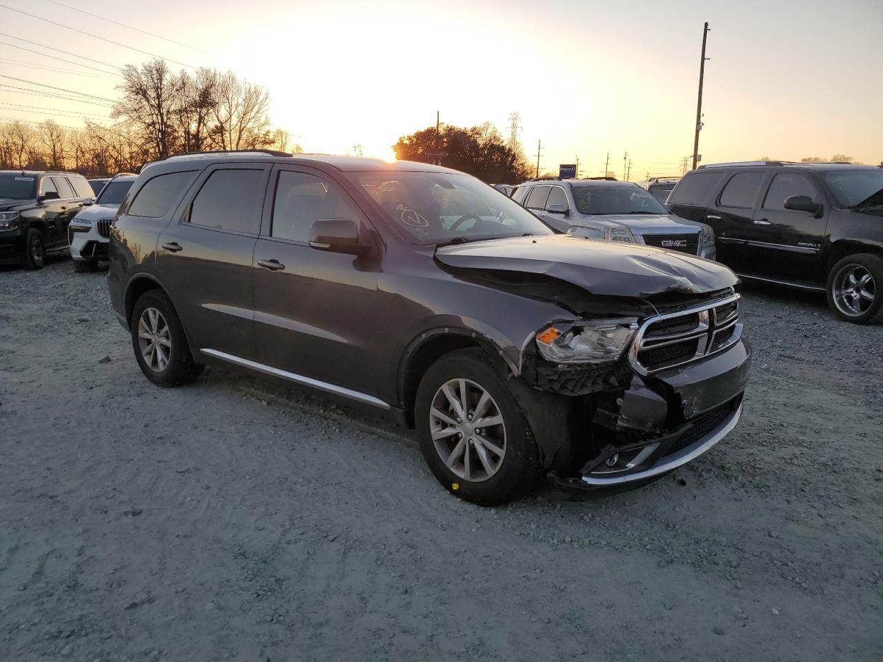 2015 Dodge Durango VIN 1C4RDHDG9FC904518 Copart auction photo, front end damage thumbnail 4