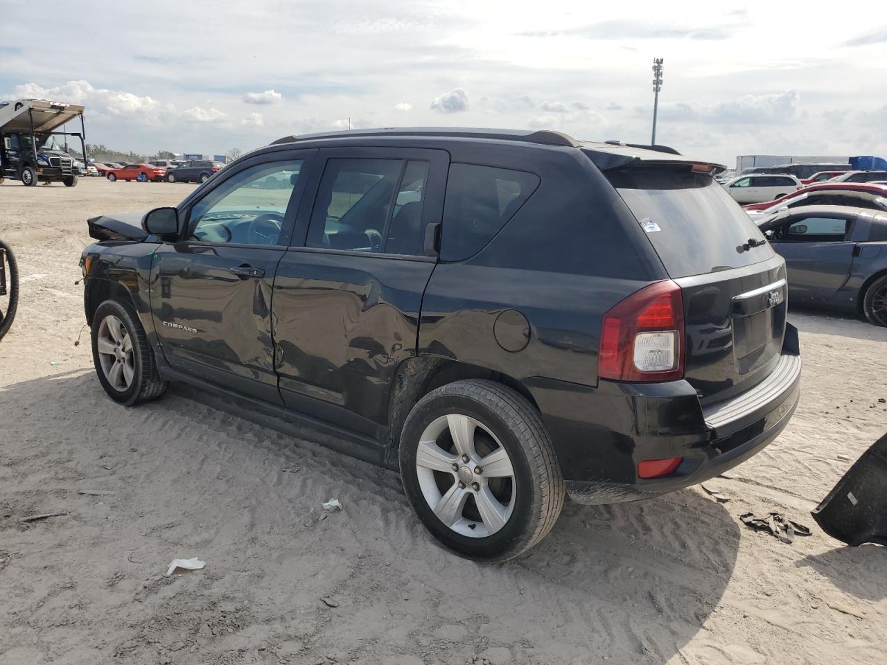 2017 Jeep Compass VIN 1C4NJCBA5HD146408 Copart auction photo, front end / side damage thumbnail 2