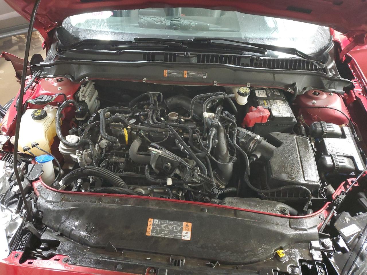 2020 Ford Fusion VIN 3FA6P0CD2LR164008 Copart auction photo, front end / side damage thumbnail 11