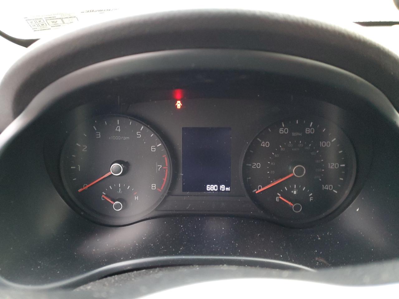 2019 KIA Rio VIN 3KPA24ABXKE171614 Copart auction photo, front end damage thumbnail 9