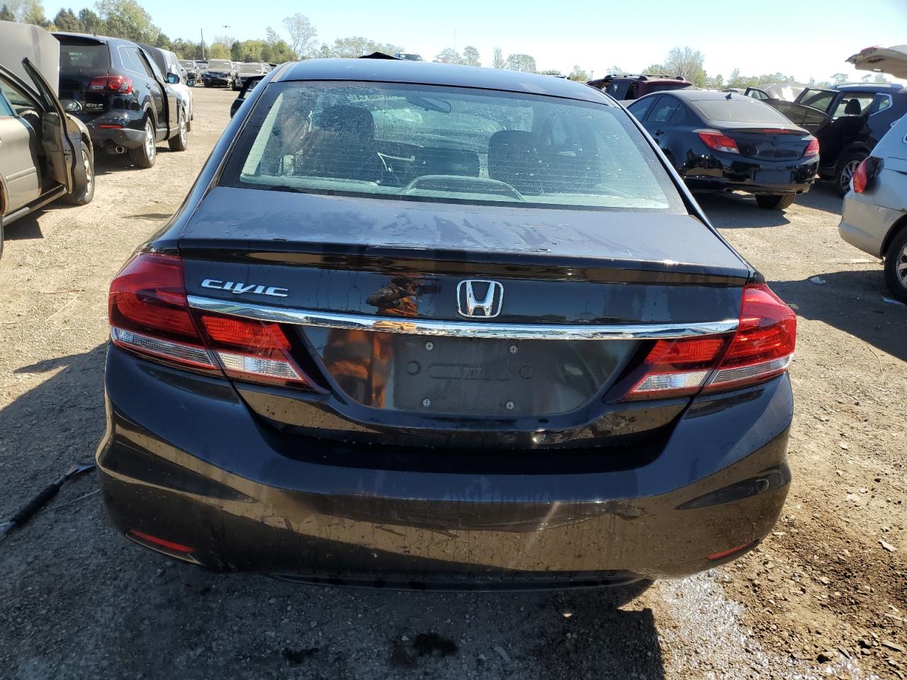2014 Honda Civic VIN 2HGFB2F91EH519777 Copart auction photo, front end damage thumbnail 6