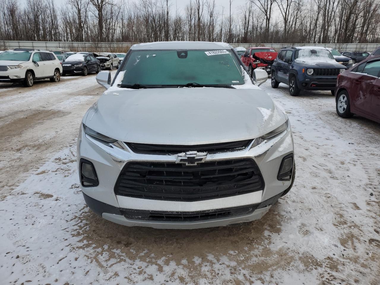 2021 Chevrolet Blazer VIN 3GNKBCRS2MS561668 Copart auction photo, side damage thumbnail 5