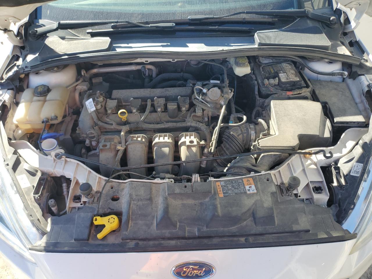 2017 Ford Focus VIN 1FADP3J27HL287478 Copart auction photo, rear end damage thumbnail 11