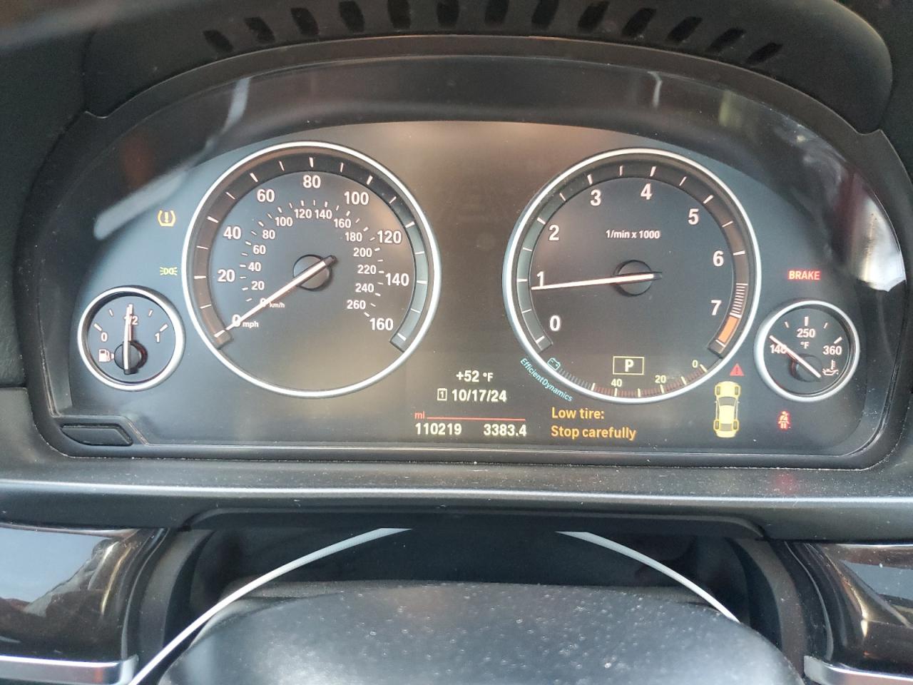 2015 BMW 5er VIN WBA5A7C56FD622135 Copart auction photo, front end damage thumbnail 9