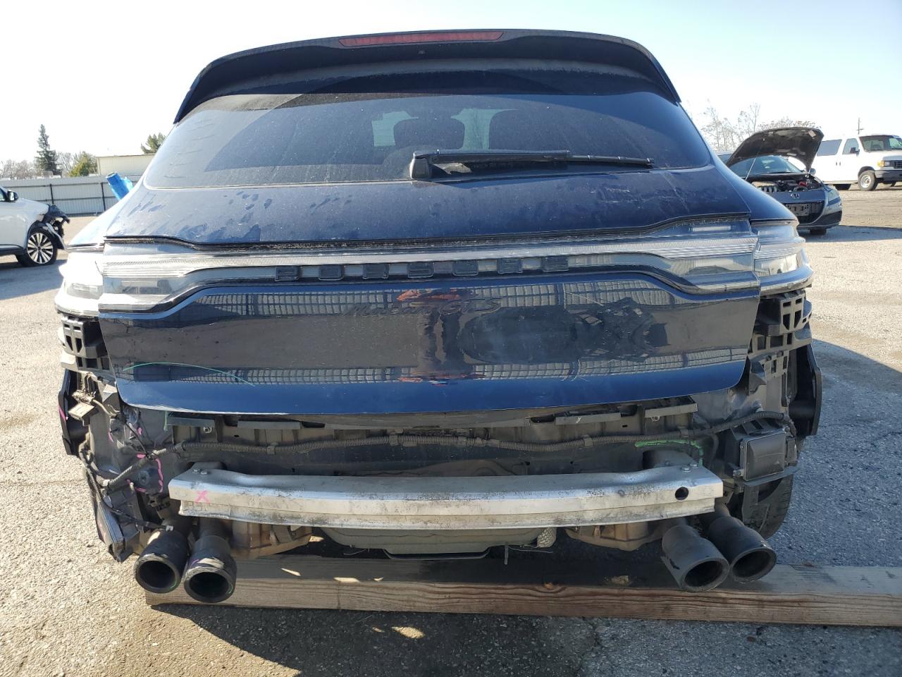 2021 Porsche Macan VIN WP1AG2A56MLB53832 Copart auction photo, front end / rear end damage thumbnail 6