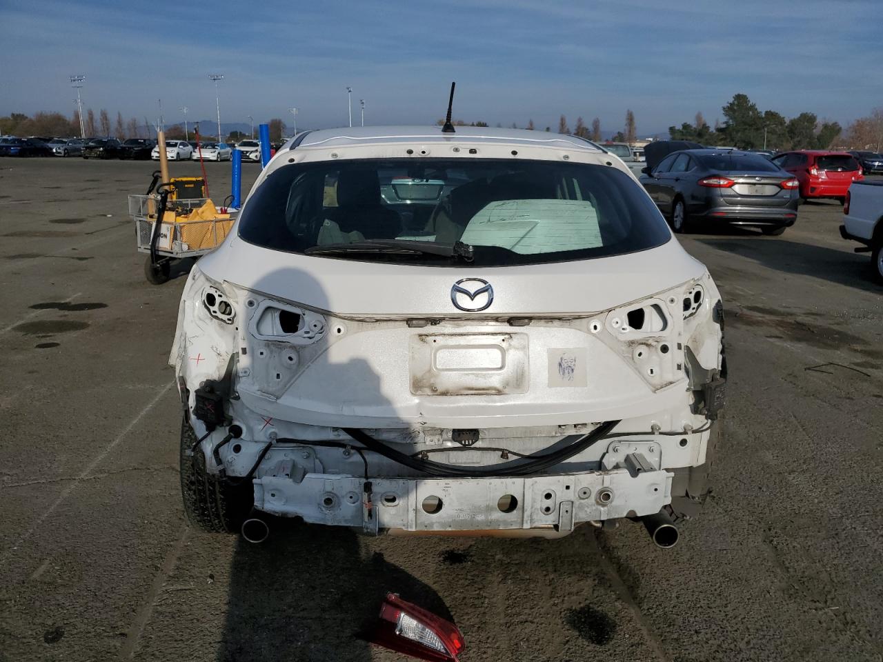 2017 Mazda 3 VIN 3MZBN1L7XHM151121 Copart auction photo, rear end damage thumbnail 6