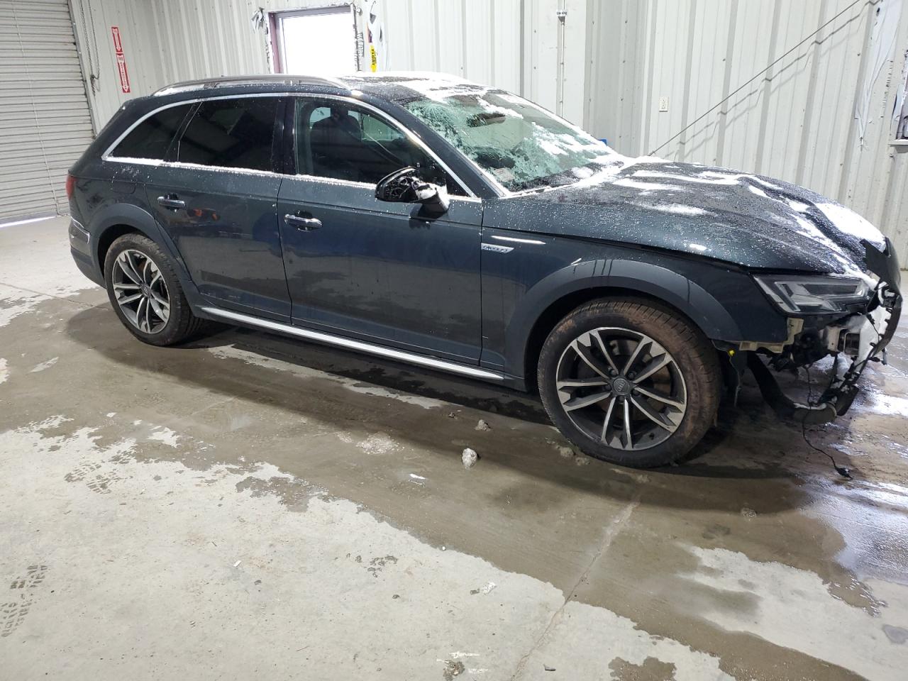 2018 Audi A4 VIN WA18NAF48JA136838 Copart auction photo, front end / side damage thumbnail 4