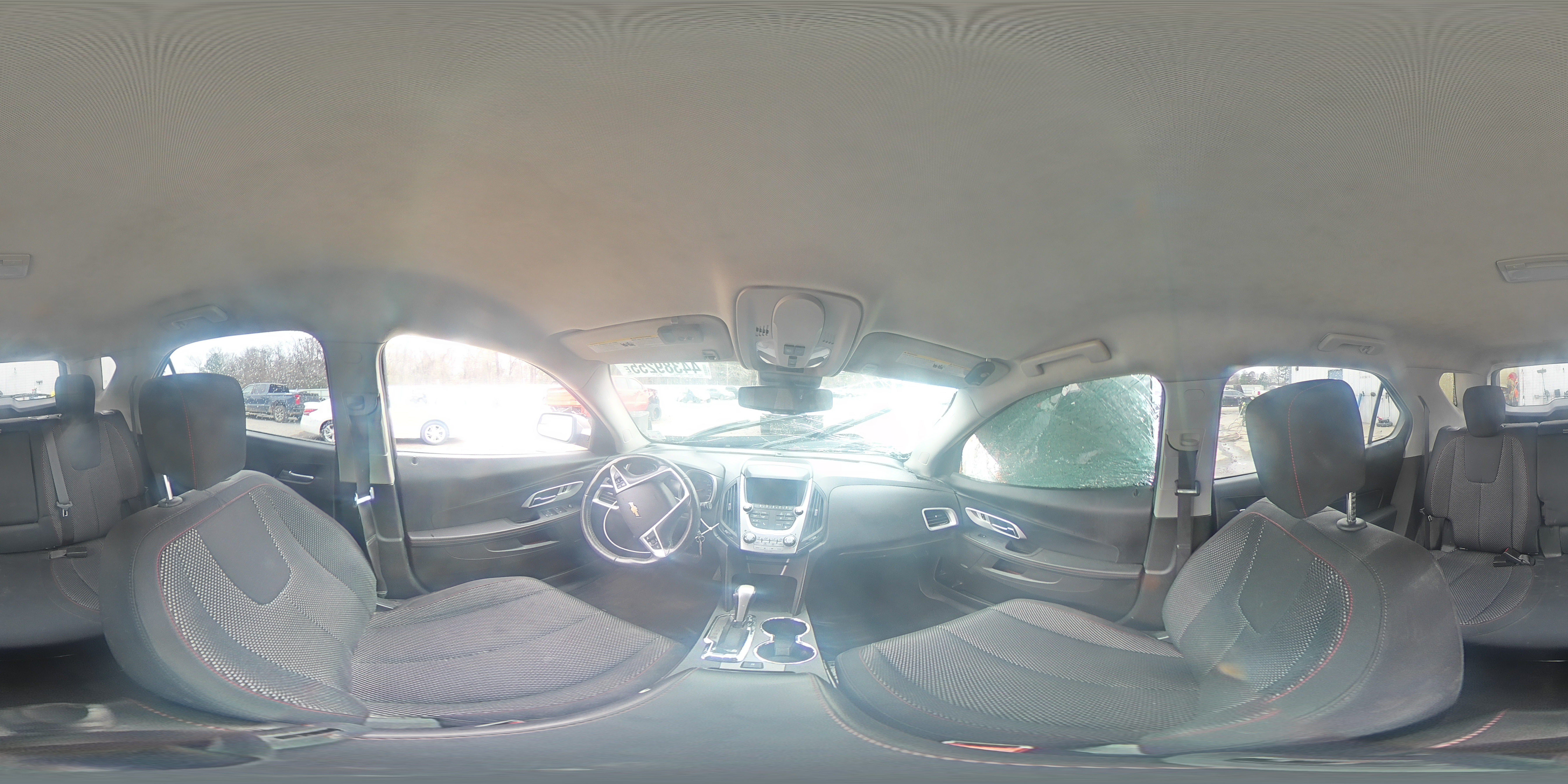 2012 Chevrolet Equinox VIN 2GNFLEE54C6160596 Copart auction photo, front end / side damage thumbnail 15
