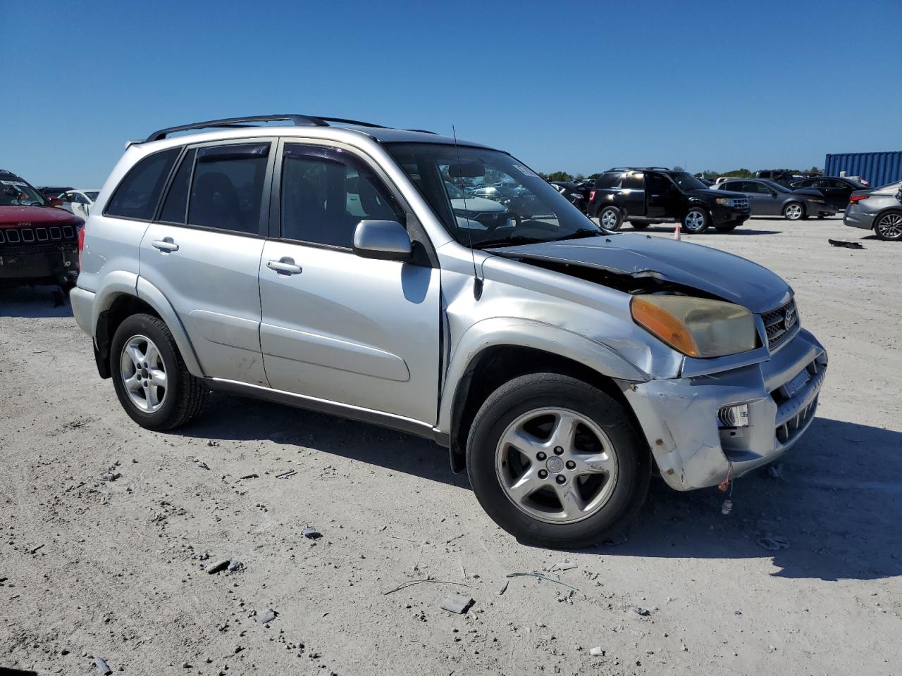 2003 Toyota RAV 4 VIN JTEHH20V336095329 Copart auction photo, front end damage thumbnail 4