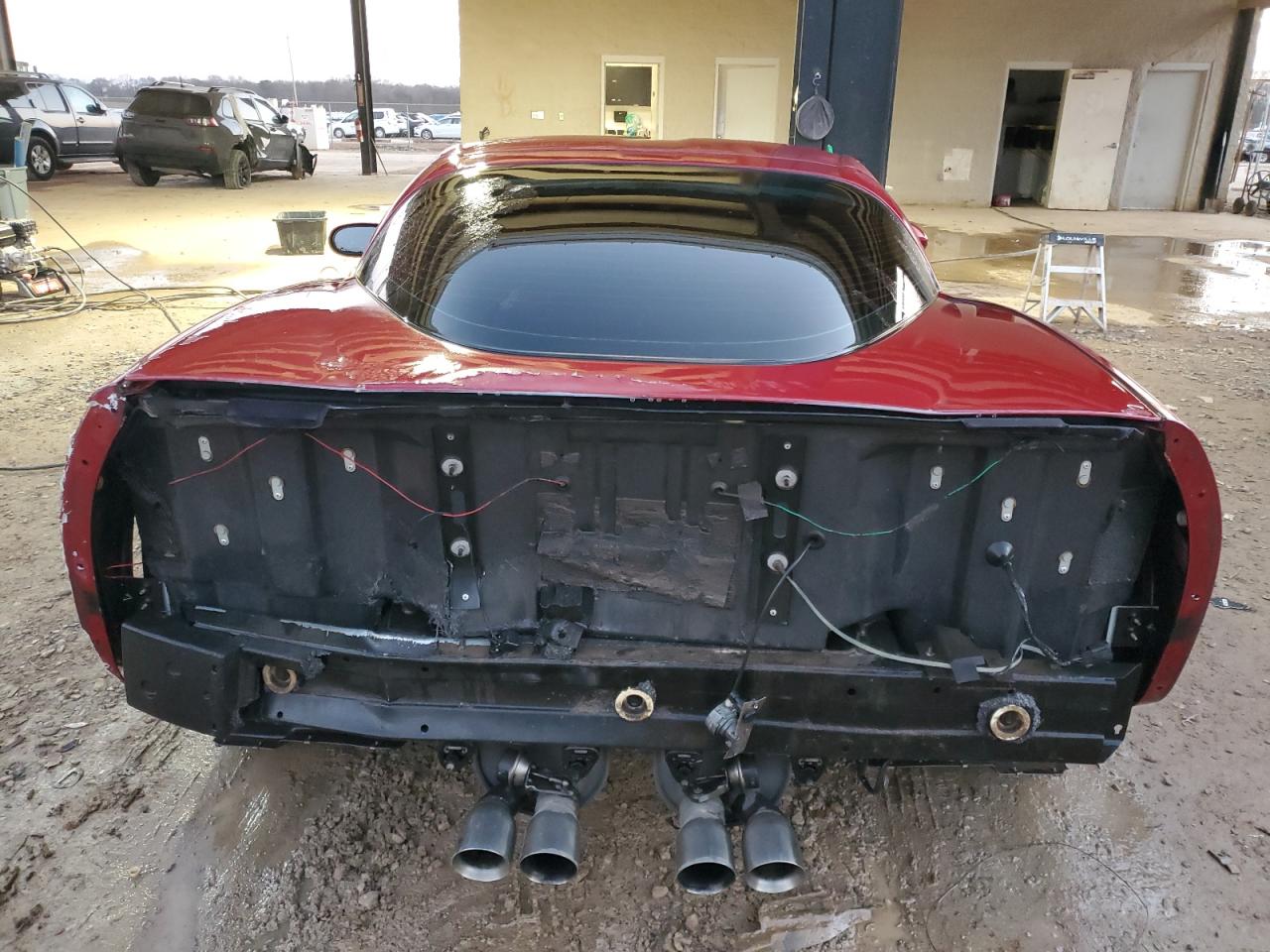 2009 Chevrolet Corvette VIN 1G1YY26W595108612 Copart auction photo, rear end damage thumbnail 10