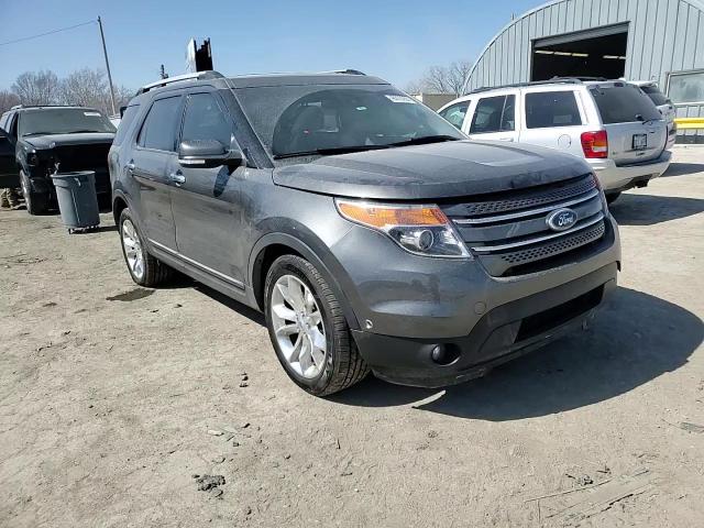 2015 Ford Explorer VIN 1FM5K7F97FGA35872 Copart auction photo, front end / side damage thumbnail 12