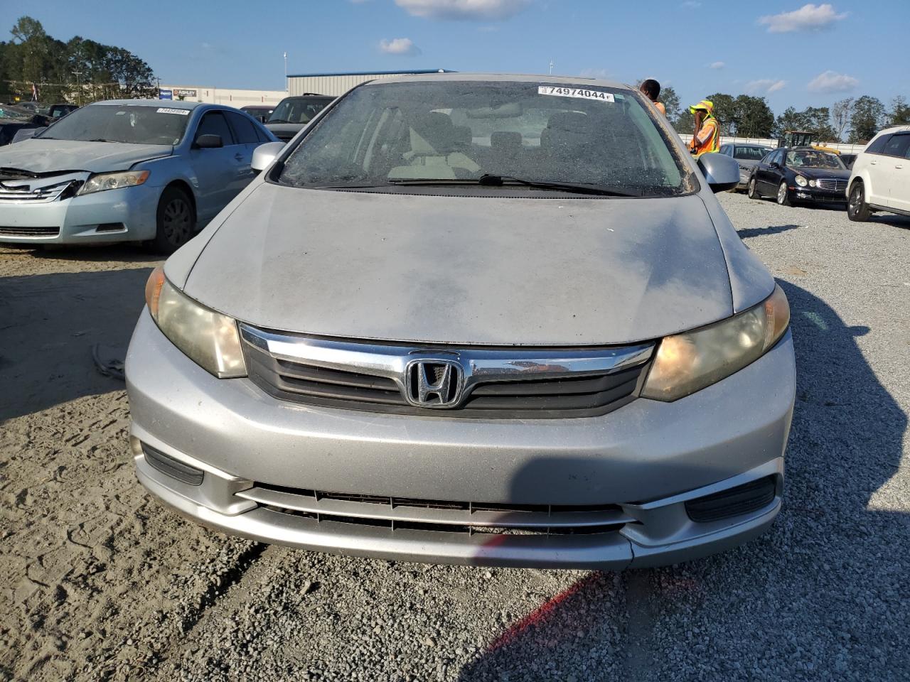2012 Honda Civic VIN 2HGFB2F88CH312579 Copart auction photo, top/roof / rear end damage thumbnail 5