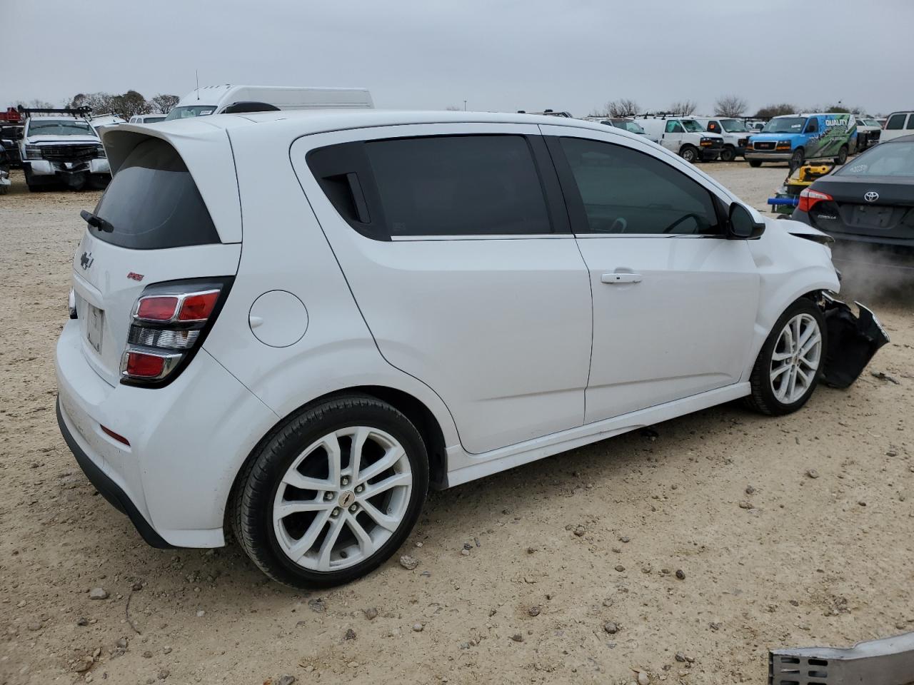 2020 Chevrolet Sonic VIN 1G1JD6SB2L4139529 Copart auction photo, front end damage thumbnail 3