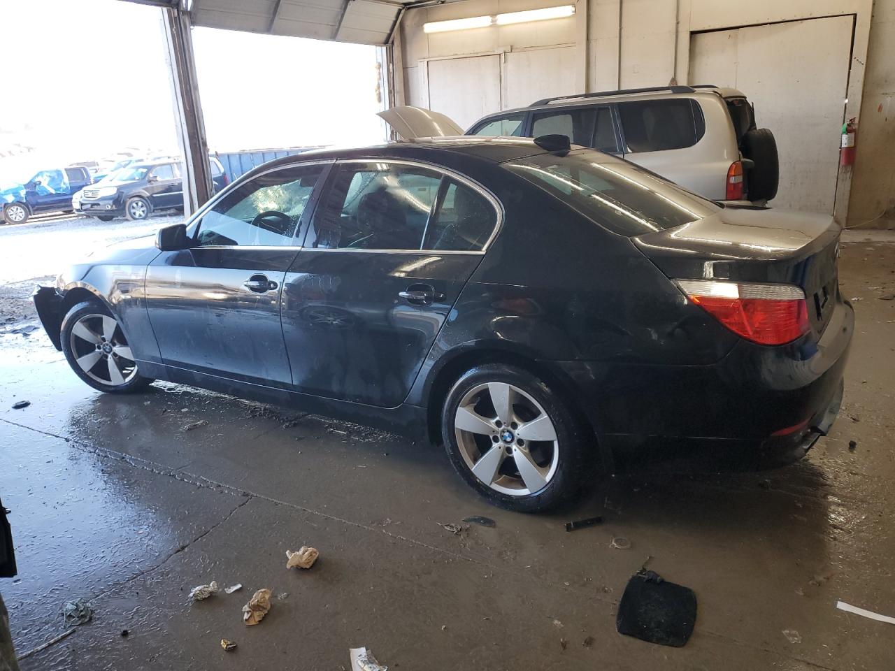 2006 BMW 5er VIN WBANF335X6CB86733 Copart auction photo, front end / side damage thumbnail 2